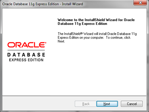 Bienvenida a la instalación de Oracle