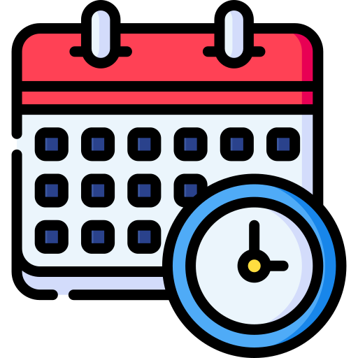 Curso de Python; Calendario con un reloj animados .